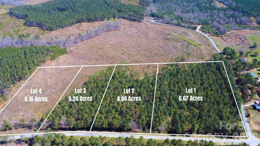 Lot line boundary approximate, subject to final survey