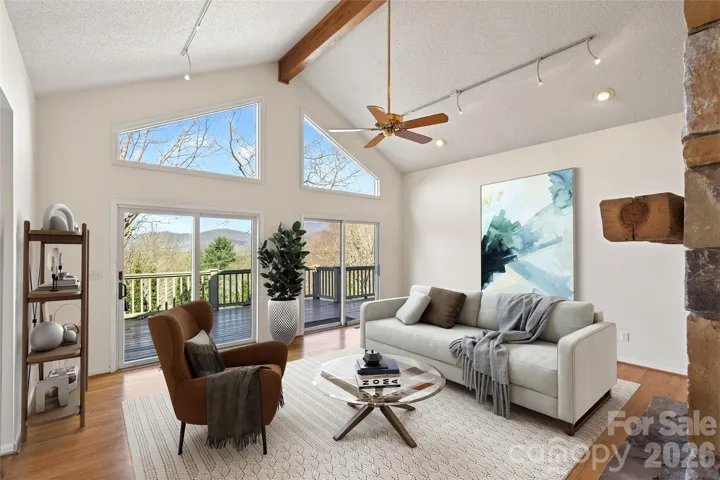 Virtually Staged Living room