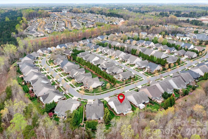Back aerial view