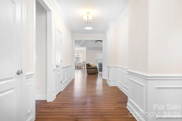 warm welcome from the front door with an expansive foyer with solar tubes