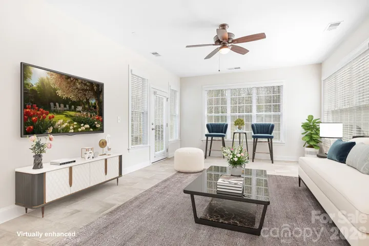 digitally enhanced sunroom