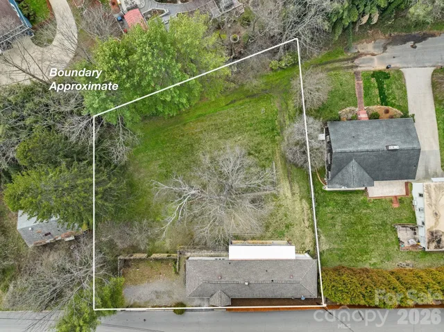 Identifying boundary markers are located in all four corners of the property