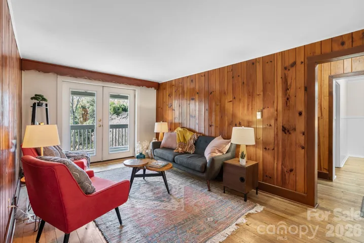 Living Room features French doors