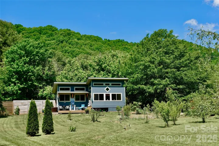 Backyard with Finished Accessory Structure Studio