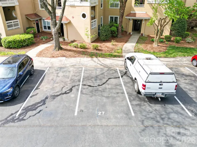 Assigned parking spot #27.