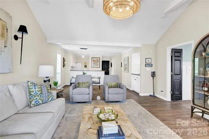 Living Room View from Sliders.