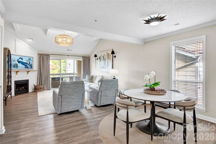Living Room and Dining Room area