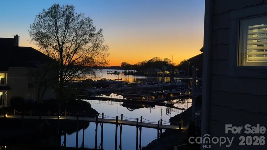 Sunset view off of deck.