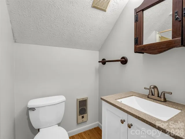Upstairs bathroom with walk-in shower