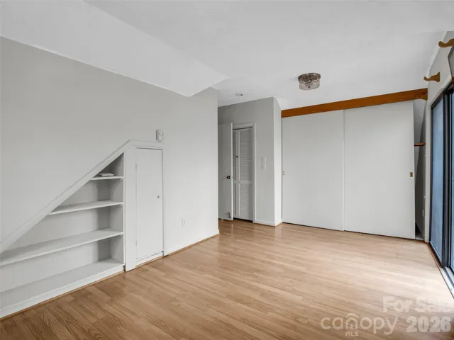 Tons of storage - two walk in closets!