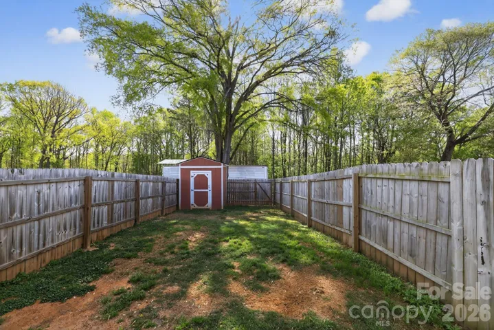 Storage Shed Included