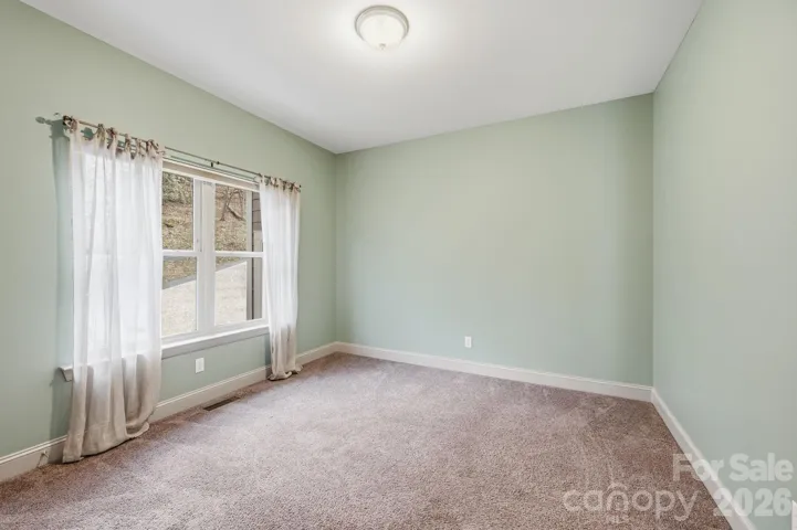 Main level secondary bedroom