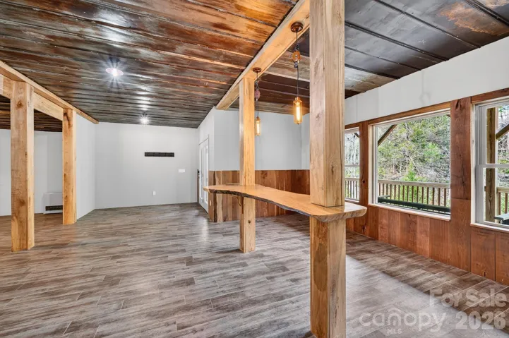 Lower level with great natural light.