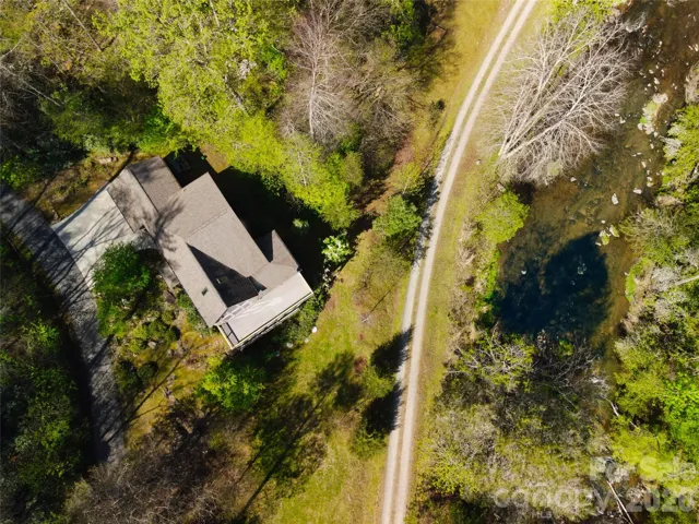 Big Laurel Creek borders this property