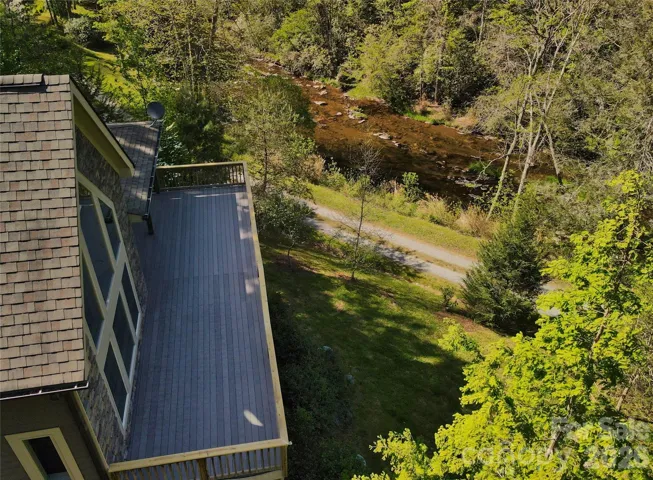 Overlooking Big Laurel Creek