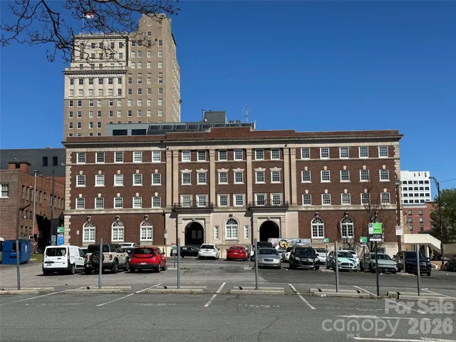 Parking Lot View of the Historic YMCA Building