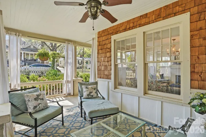 Bright & airy side porch 