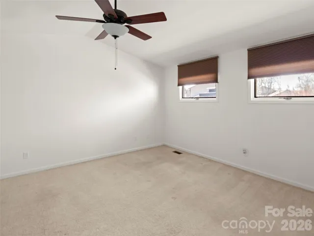 Primary bedroom on upper level
