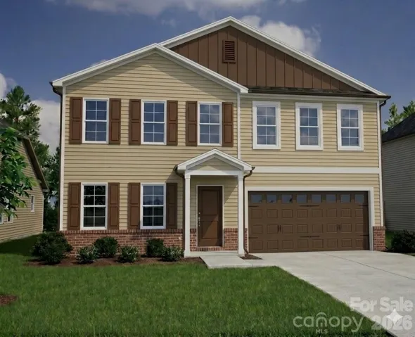 Rendering Example Photo Only - Home under construction  McDowell Elevation A