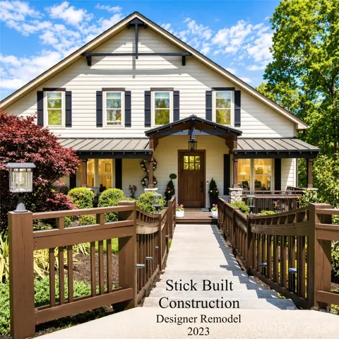 Southern facing front porch