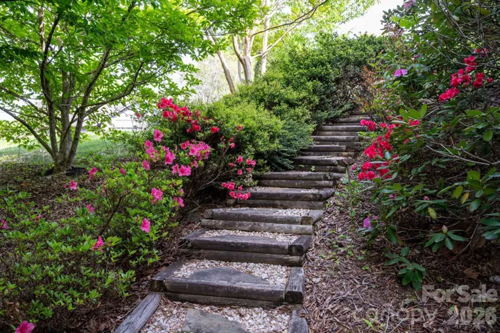Wood-Framed Step Meander