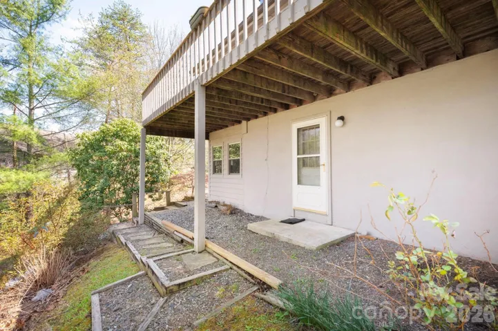 Framed Steps Allow Easy Yard Access