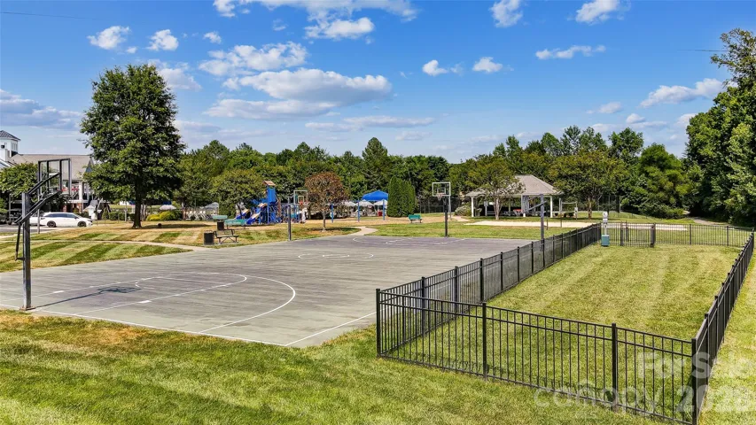 basketball, volleyball, and tennis courts and dog park