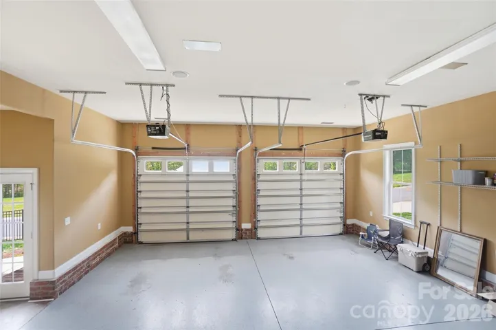 attached two car garage