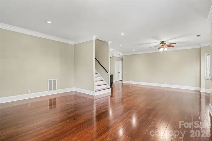 Lower level open living space