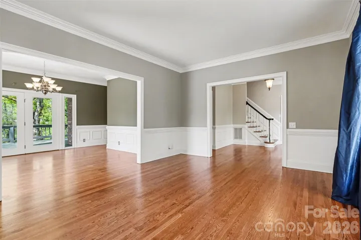 Living Room into Dining Room