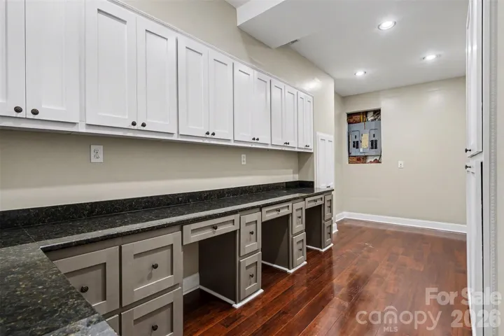 Lower level work area