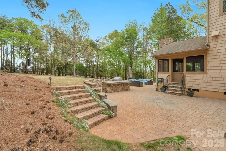BRICK PAVER BACK PATIO AREA