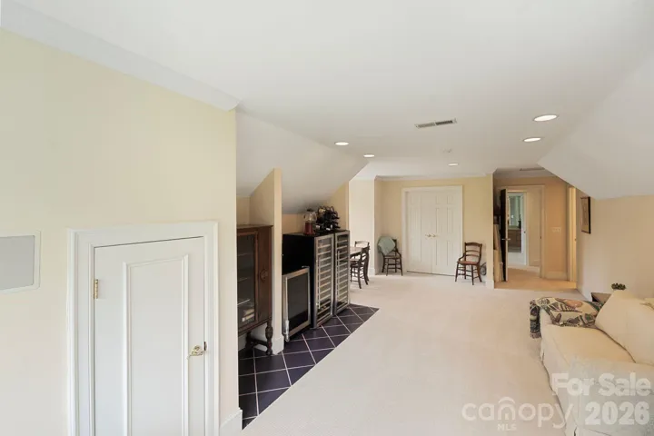 Lots of space for gatherings and pre-plumbed for wet bar area
