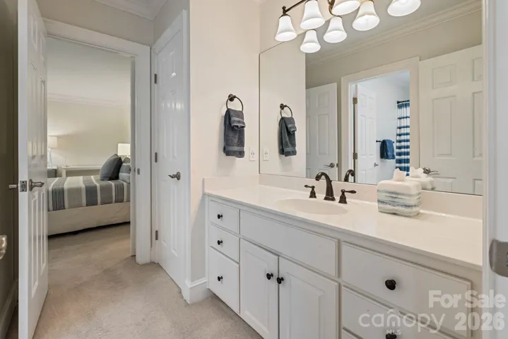 Jack and Jill bathroom.