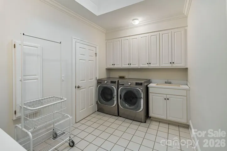 Laundry room.