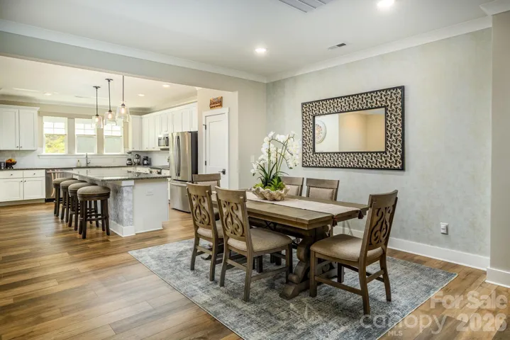 Dining Area Open To Kitchen