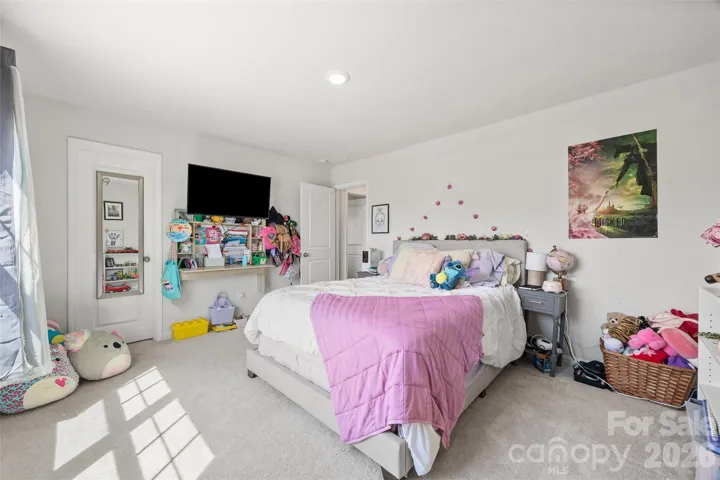 Upstairs Bedroom with walk in closet