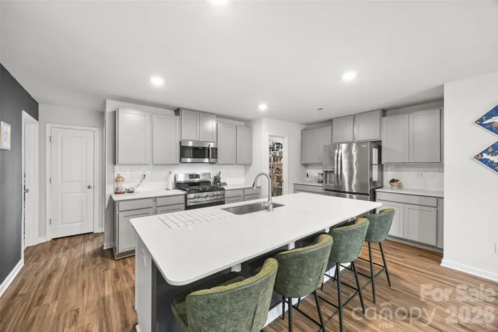 Luxurious kitchen with plenty of cabinet and counter space