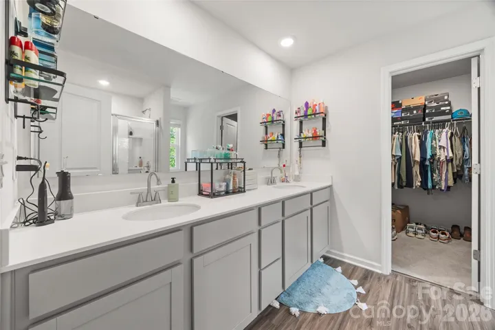 Upstairs primary bathroom vanity