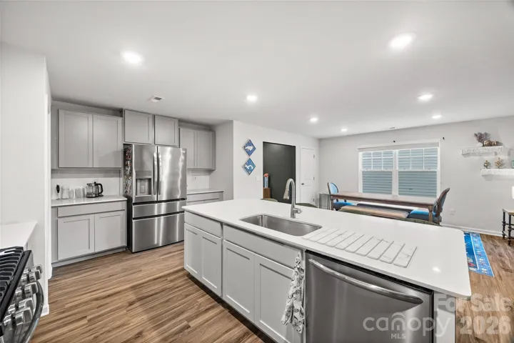 Large Island is great for prep and entertaining