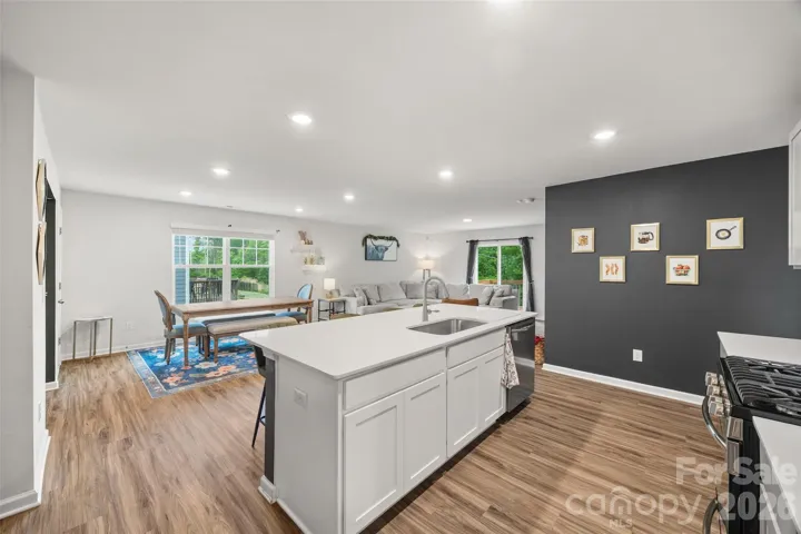 Open concept floorplan