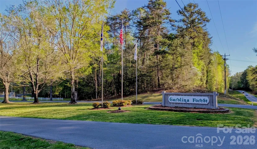 Entrance to gated community
