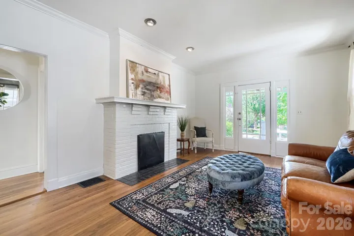Entry living room