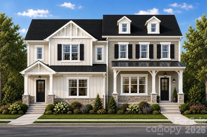 Front elevation rendering
