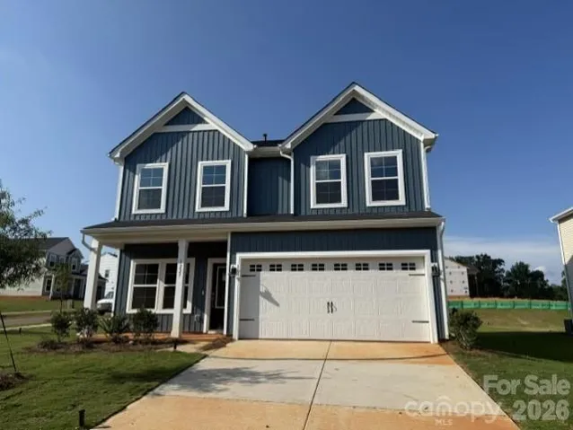 Homesite 184 features a Lancaster D floorplan - home is still under construction