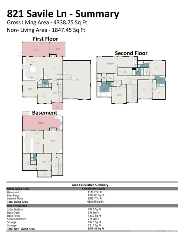 Combined floor plan