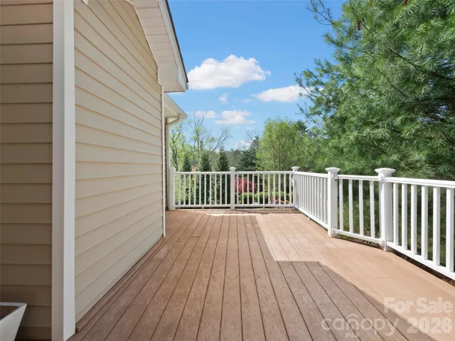 Rear Deck for views, entertaining, and outdoor relaxation