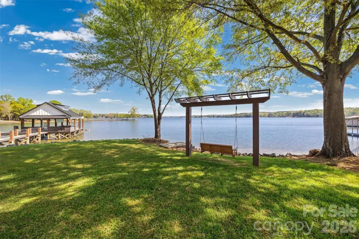 Just under a one acre lot, peaceful and private