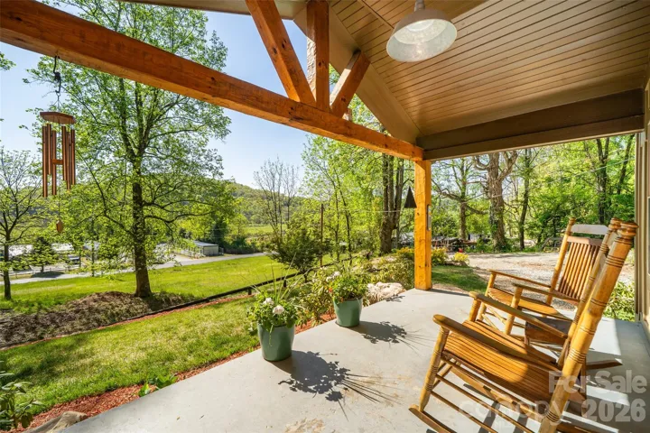 view from the front porch