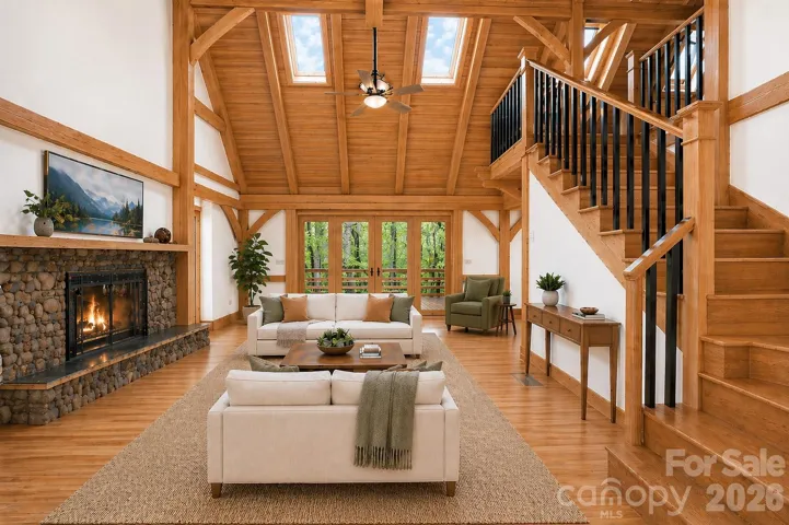 Great Room - Virtually staged